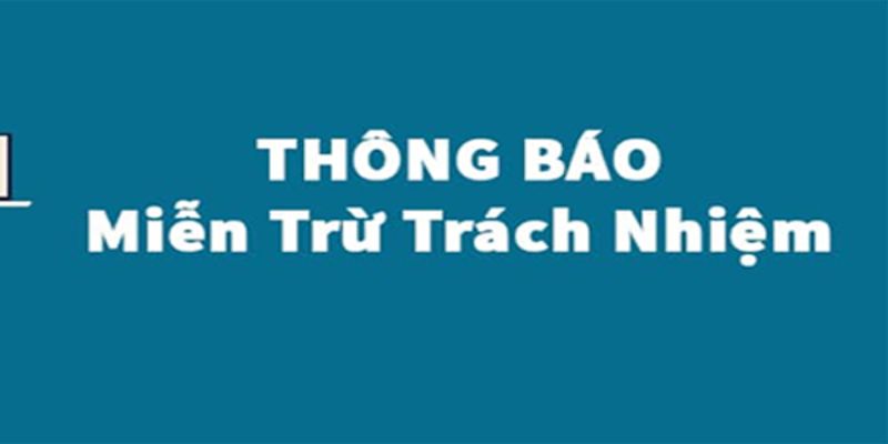 Miễn trừ trách nhiệm với hội viên 888b